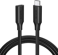 UGREEN USB-C/M para USB-C/F Gen2 5A Cabo de Extensão 1m (Preto) – 10387