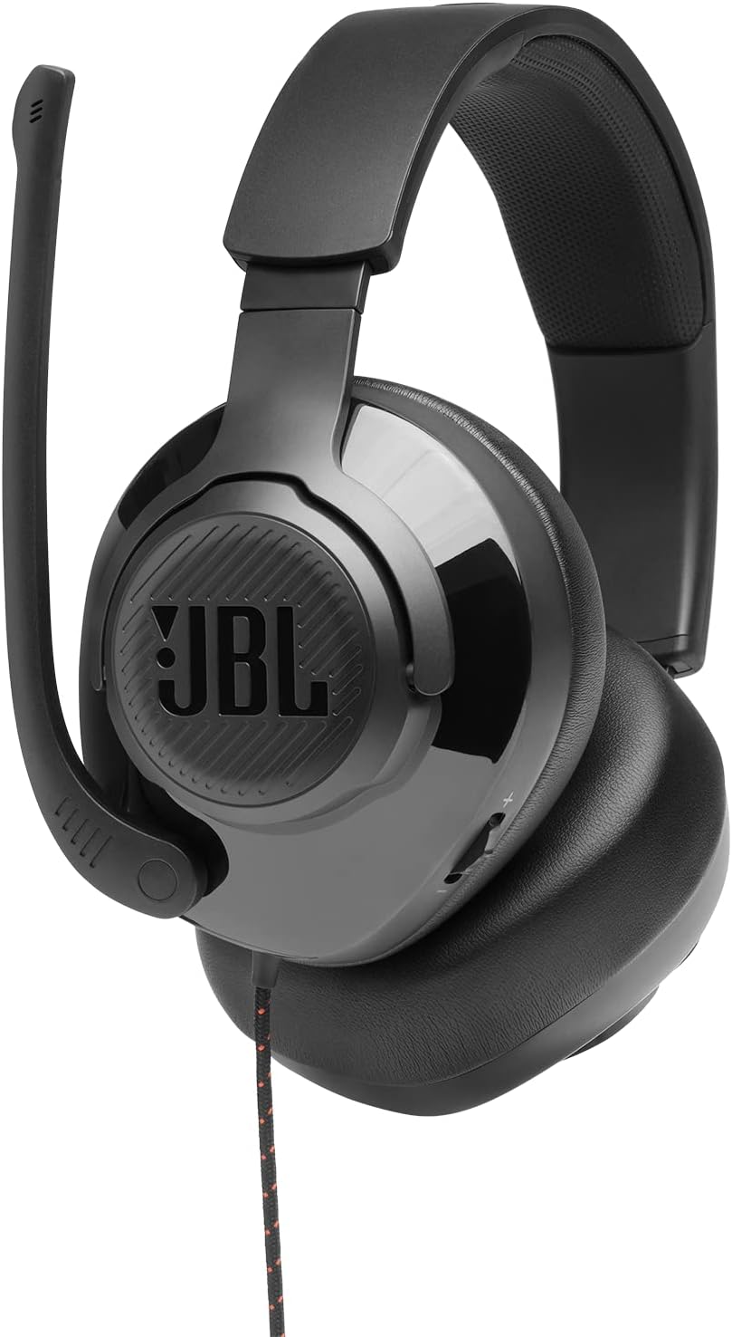 JBL Quantum 300 – Headset Gamer Com Fio Over-Ear