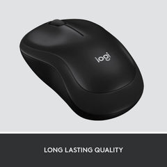 Rato Sem Fio Logitech M220 Silent Preto com Redução de Ruído de 90% Receptor Nano USB 1000 DPI