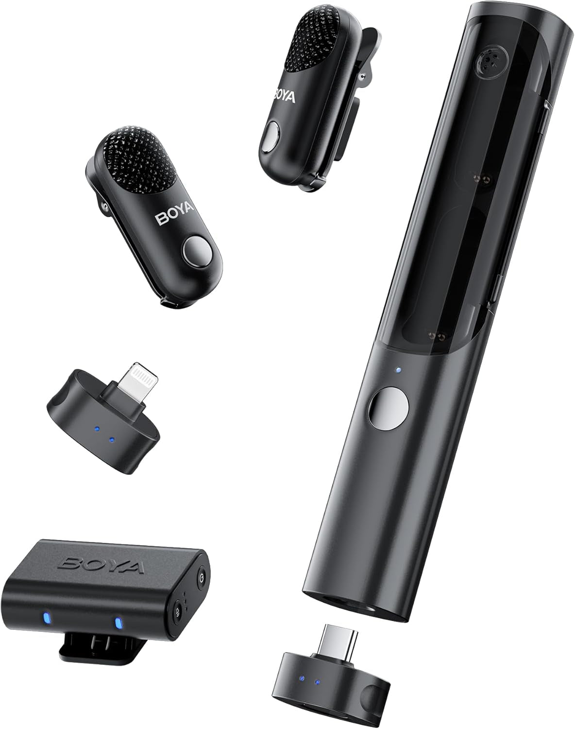 Microfone de lapela sem fios BOYA Magic-02