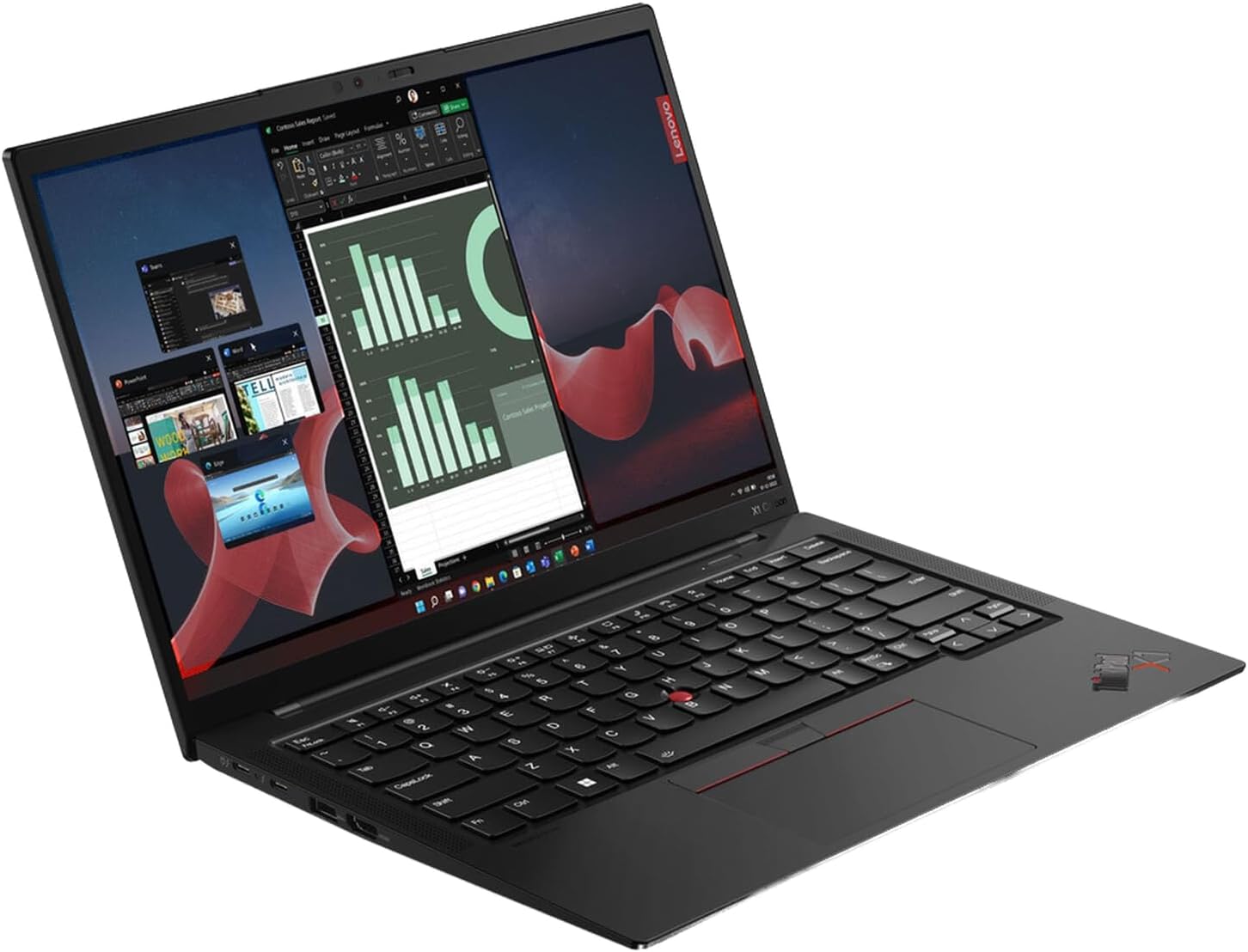 Lenovo ThinkPad X1 Carbon Gen 11 21HM002DUS Black Laptop, i7-1355U, 16GB, 512GB PCIe SSD, 14.0" IPS Touch Wide UXGA (1920x1200), Intel Iris Xe, Windows 11 Pro