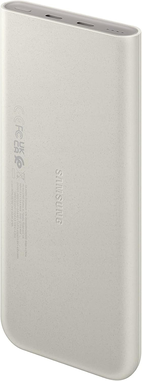 Samsung Battery Pack 25W – Power Bank 10.000 mAh | Super Fast Charging | Modelo EB-P3400XUEGUS (Bege)