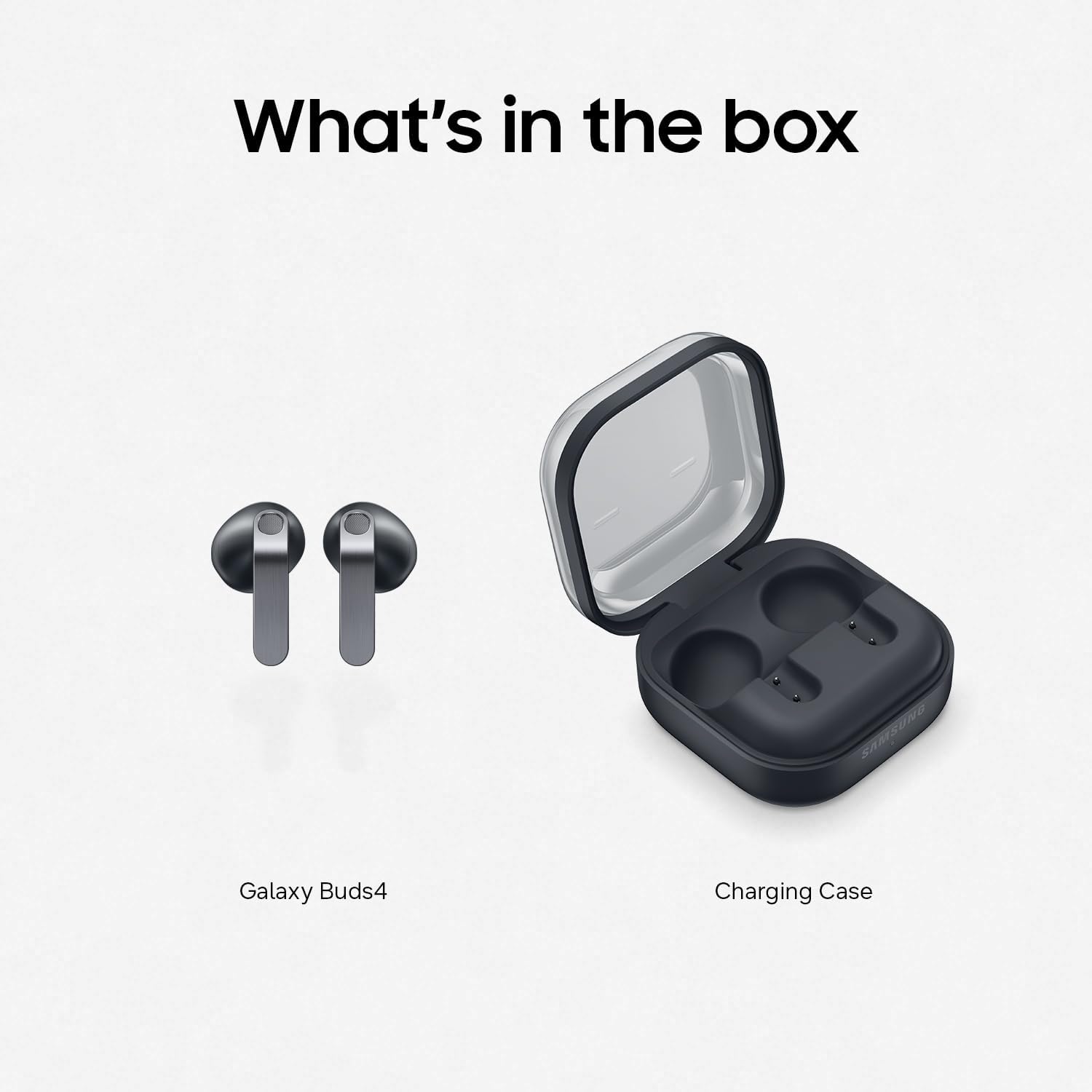 Samsung Galaxy Buds 4 Bluetooth – Preto | Cancelamento de Ruído com Galaxy AI e Som Hi-Fi