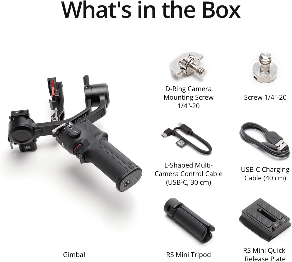 DJI RS 3 Mini – Estabilizador Gimbal de 3 Eixos para Câmeras