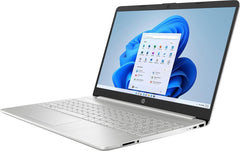 HP 15s-fq0008nia School & Business Laptop (Intel Celeron N4120 4-Core, 4GB RAM, 256GB PCIe SSD, Intel UHD 600, 15.6" 60 Hz HD (1366x768), WiFi, Bluetooth, Webcam, Win 11 Home) with USB-C Dock