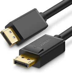 UGREEN 10244 – Cabo DisplayPort Macho para Macho 1 Metro (4K@60Hz, Alta Velocidade)
