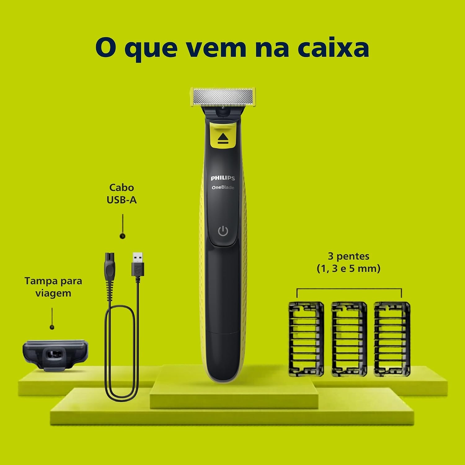 Aparador e Barbeador Philips OneBlade