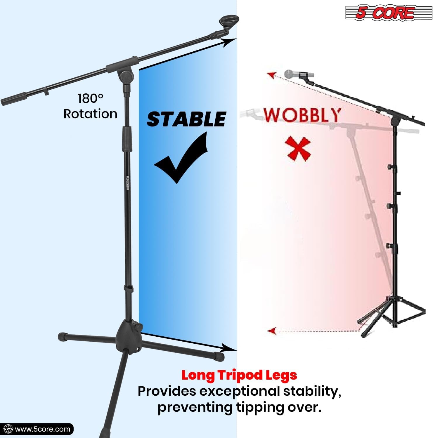 Microphone Stand Tripé M300