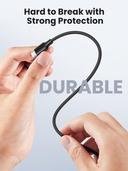 Cabo UGREEN USB-C 2.0 M/M 2m (Preto) – UG-10306