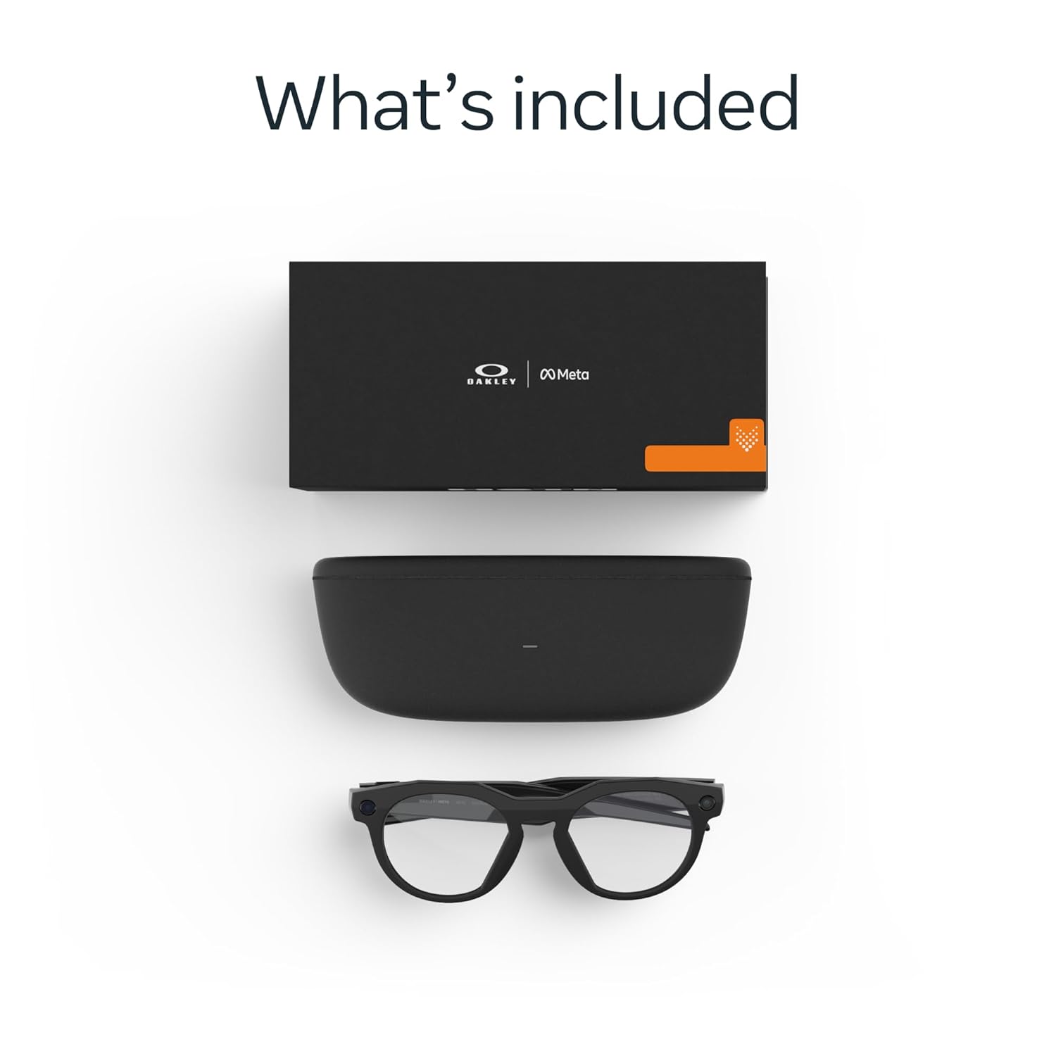 Óculos Inteligentes Oakley Meta HSTN Black com Lentes Clear (S51)