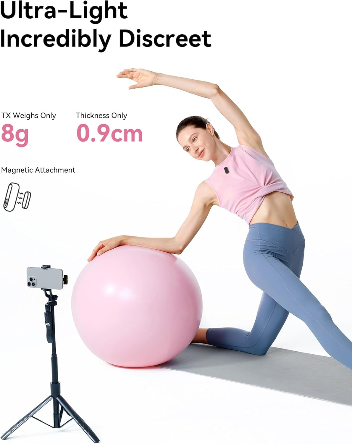 Microfone de Lapela Sem Fio Hollyland Lark A1