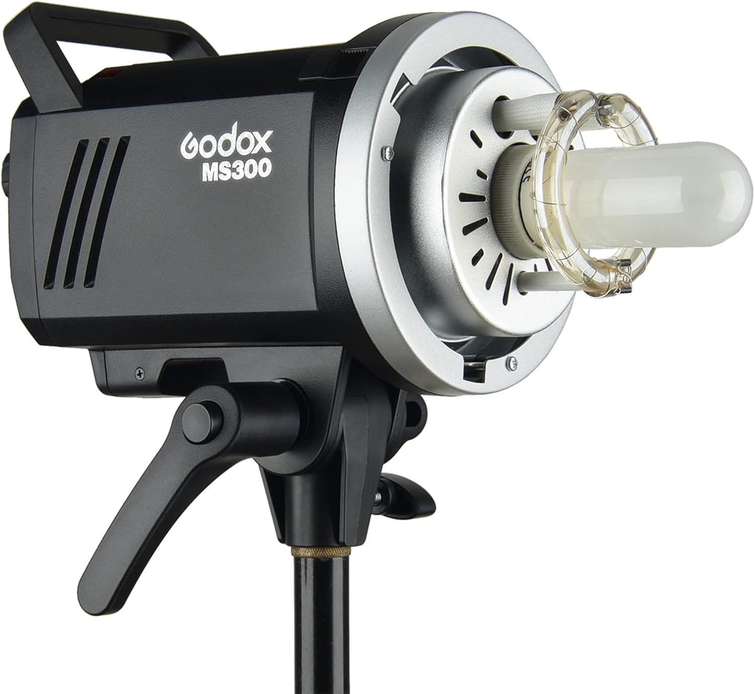 Godox MS300 Studio Strobe 300Ws 110V GN58 5600K Bowens Mount Monolight, Built-in Godox 2.4G Wireless System, 150W Modeling Lamp, Outstanding Output Stability, Anti-Preflash, 1/32 to 1/1 Steps Output