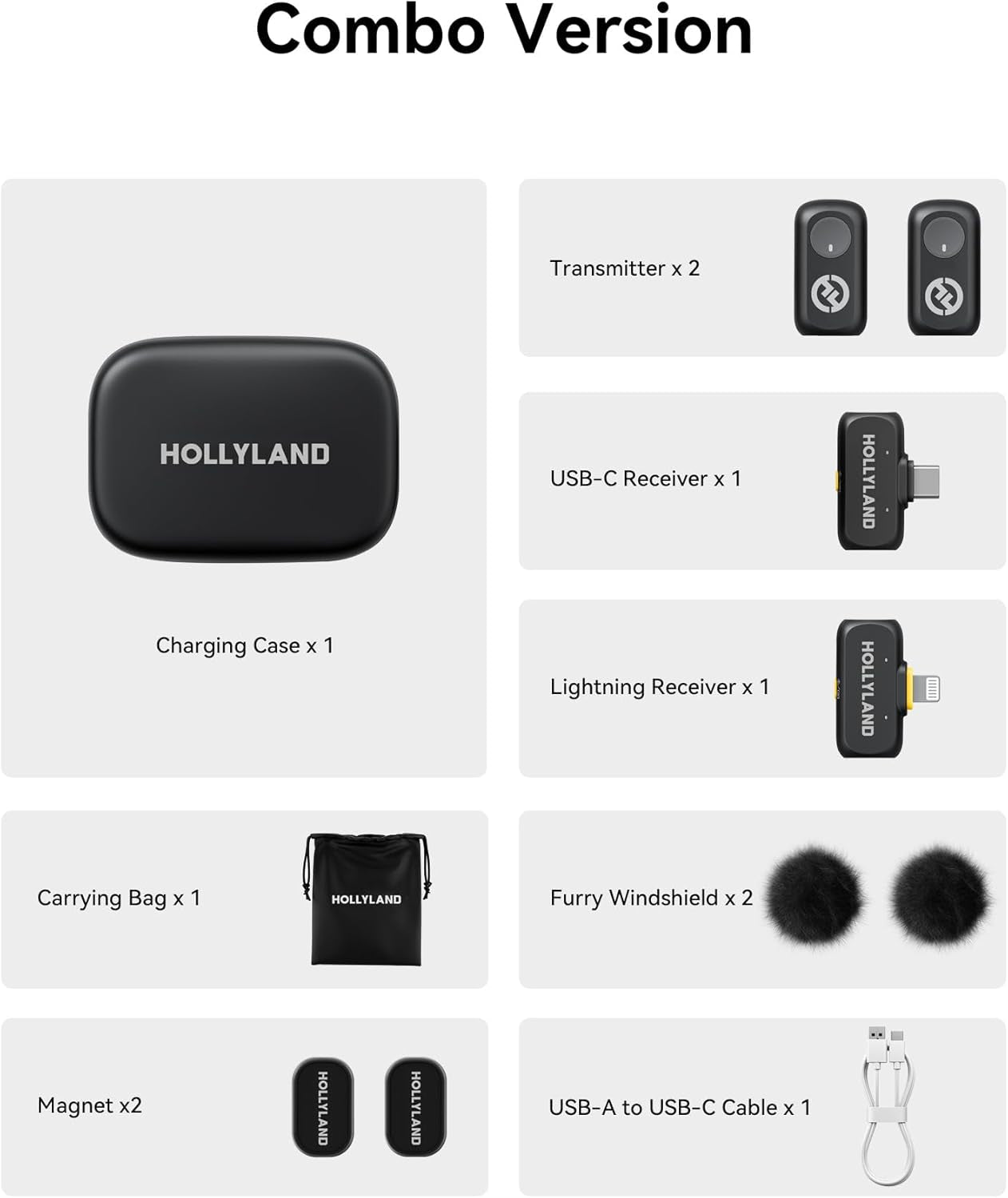 Microfone de Lapela Sem Fio Hollyland Lark A1