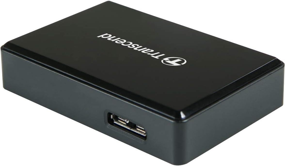 Leitor Multicartões Transcend All-in-1 USB 3.1 Gen 1 Tipo-C