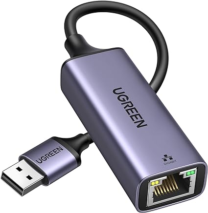 UGREEN USB 3.0 to RJ45 Gigabit Ethernet Adapter Aluminum Case (Space Gray) – CM209