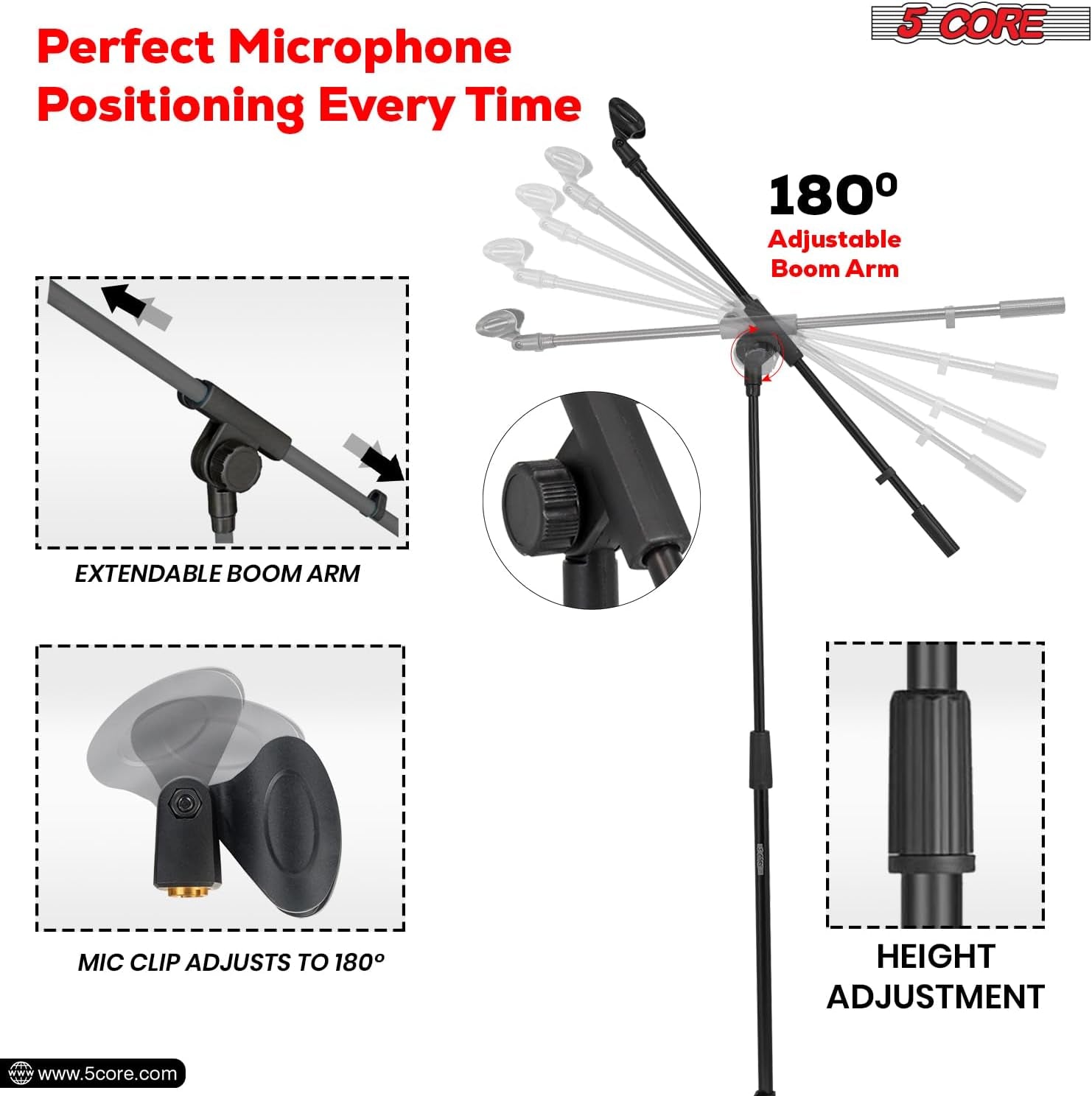 Microphone Stand Tripé M300