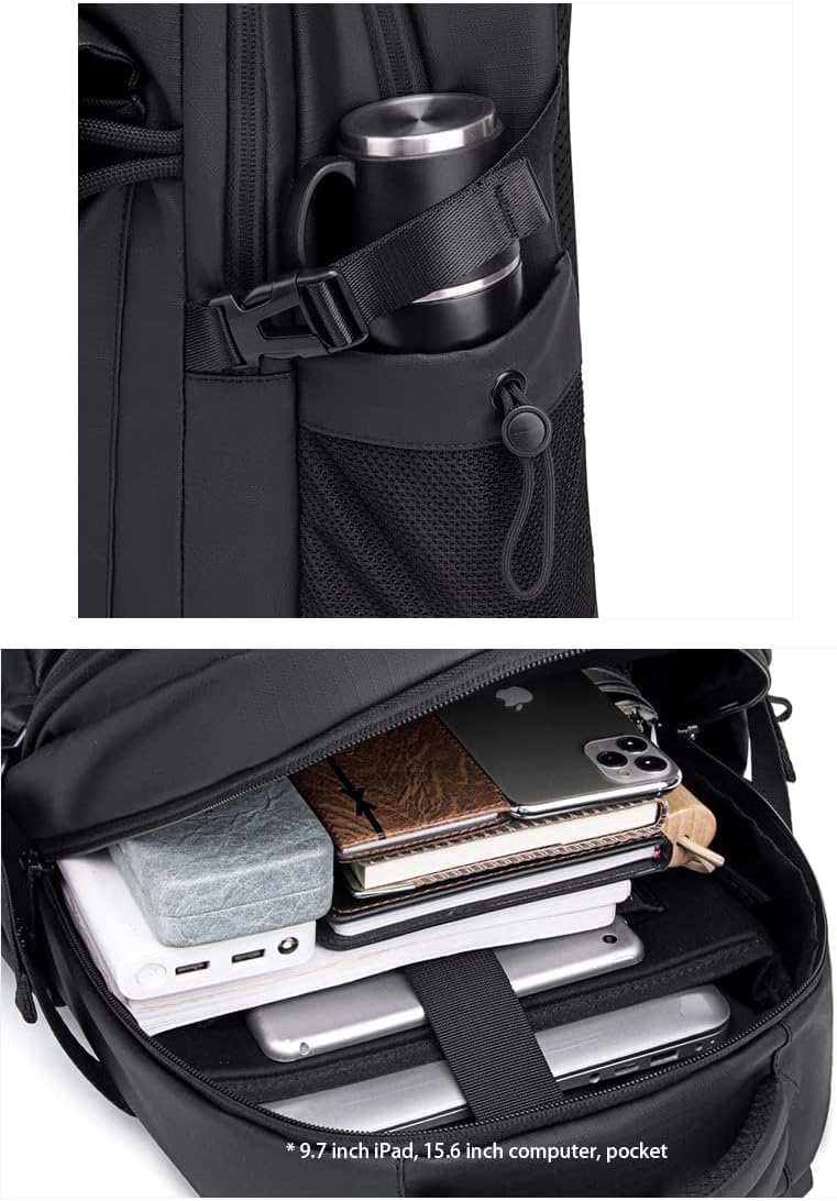 Mochila Arctic Hunter B00531 – Impermeável, com Compartimento para Laptop 15″-17″ e Porta USB