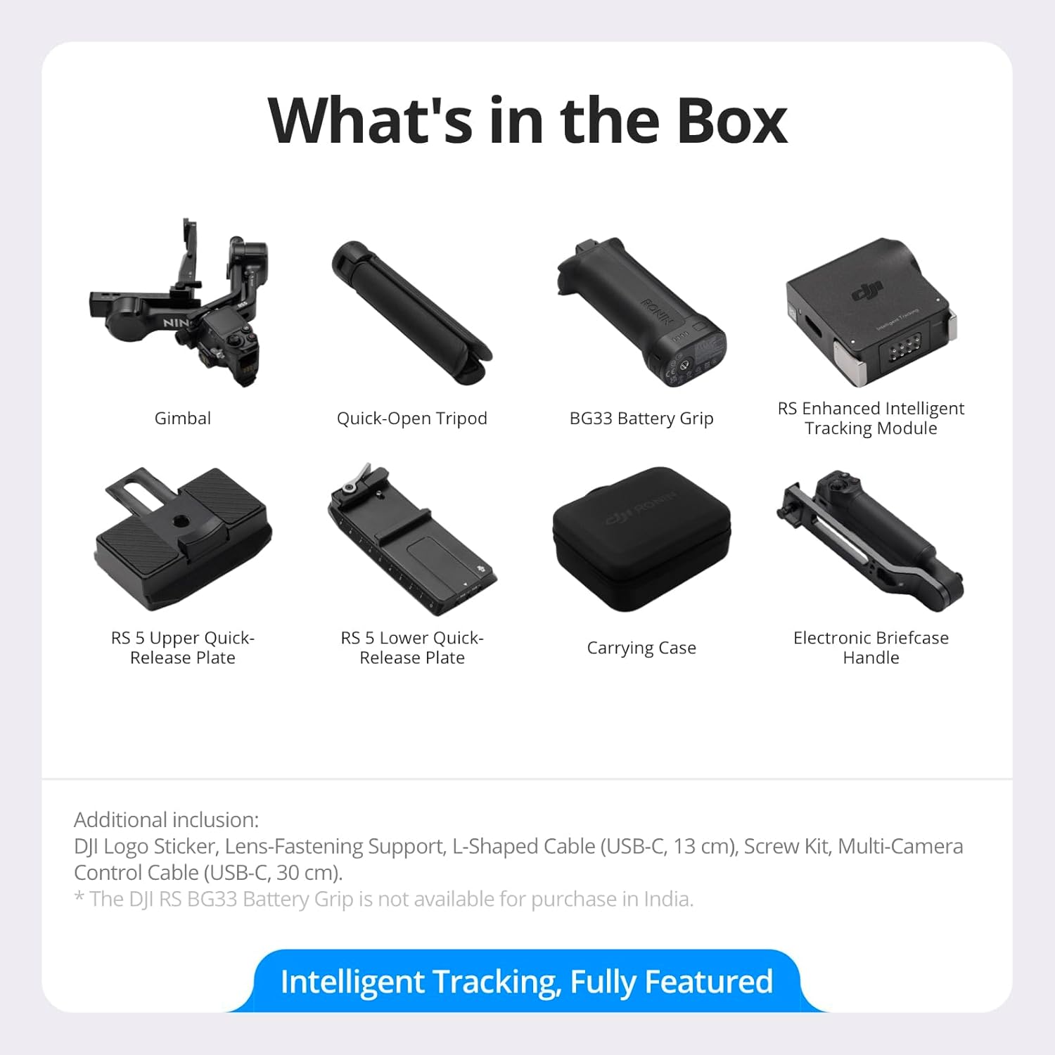 ESTABILIZADOR PROFISSIONAL DJI RS 5 COMBO