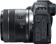 Câmera Mirrorless Full-Frame Canon EOS R8 com Lente RF 24-50mm f/4.5-6.3 IS STM