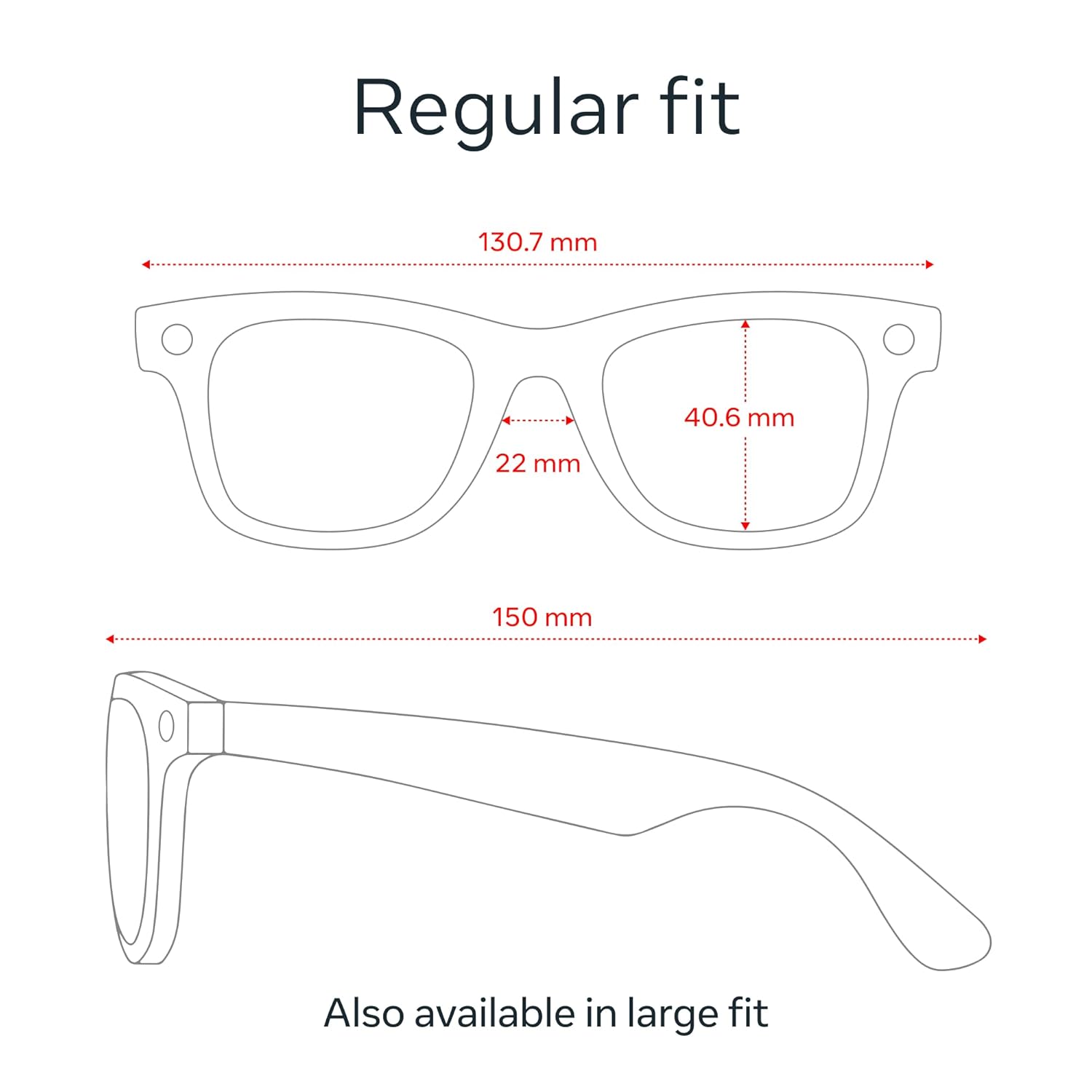 ÓCULOS INTELIGENTES RAY-BAN META WAYFARER Modelo: Wayfarer Large (Gen 2 / Meta Tech) | Acabamento: Matte Black | Lentes: Graphite Green Transitions® (Fotocromáticas)