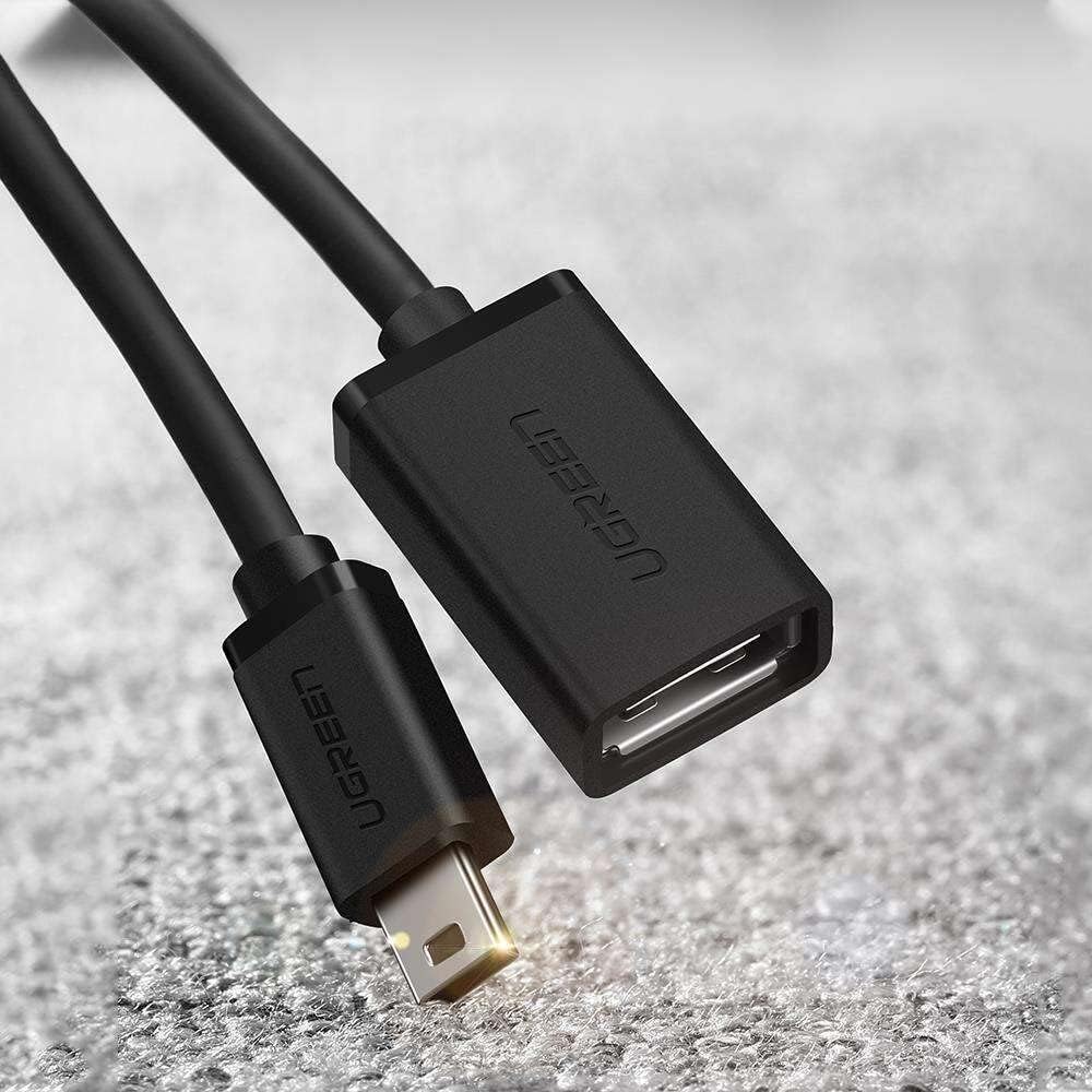 UGREEN Cabo USB 2.0 A-Macho para Mini-B – 1 Metro (10383)