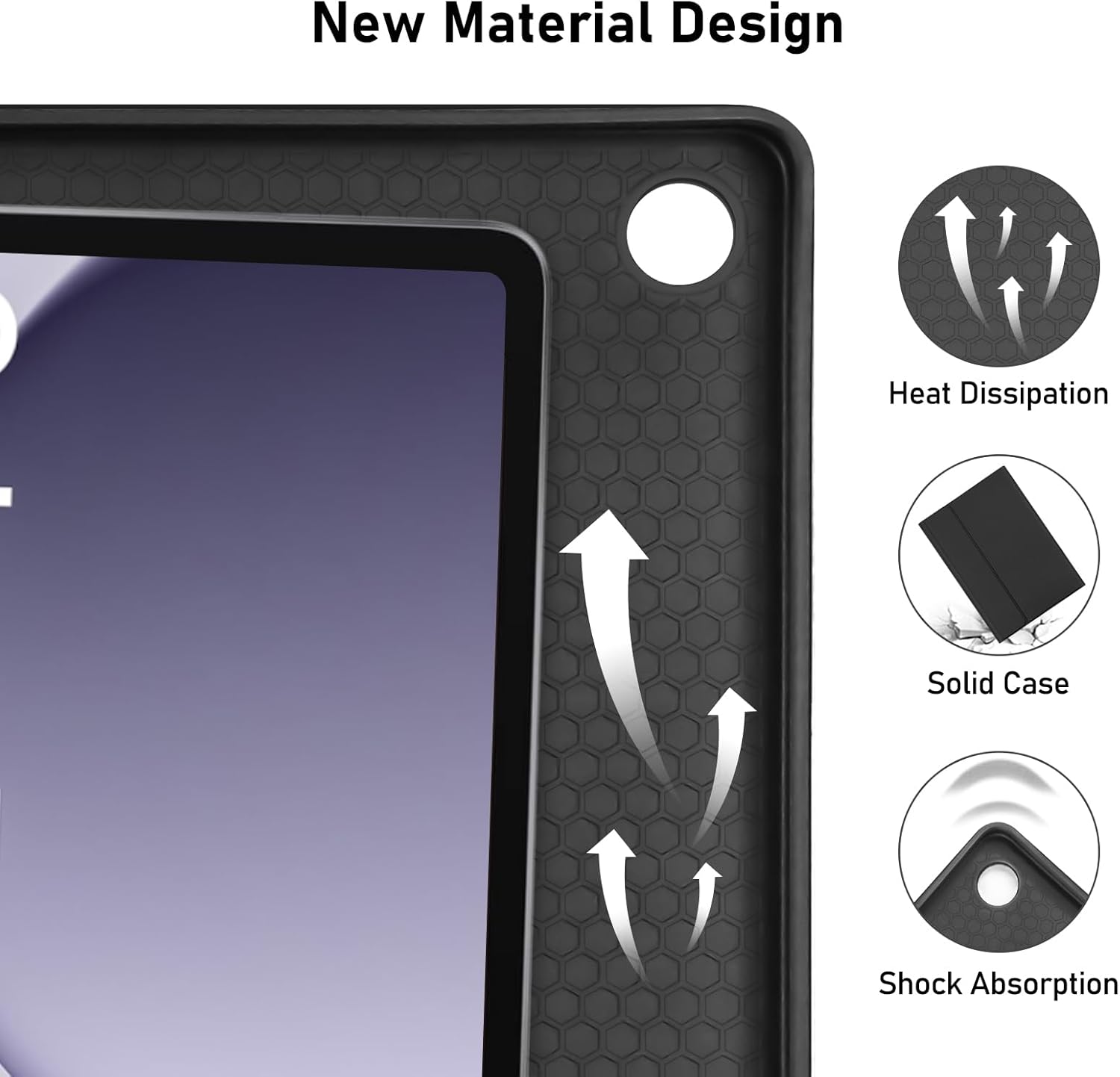 Capa com Teclado para Samsung Galaxy Tab A9 Plus