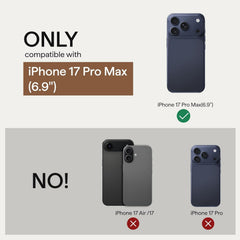 Capa Ultra Premium Pitaka Carbon MagSafe para iPhone 17 Pro Max | Fibra de Aramida Genuína de Grau Aeroespacial, Design Minimalista Ultrafino e Resistência Balística
