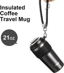 Caneca Térmica TKK-2023 | 500ml com Revestimento Interno Cerâmico e Isolamento a Vácuo