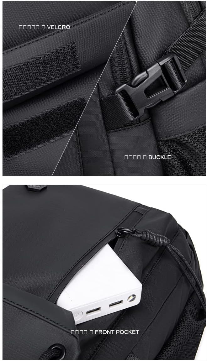 Mochila Arctic Hunter B00531 – Impermeável, com Compartimento para Laptop 15″-17″ e Porta USB