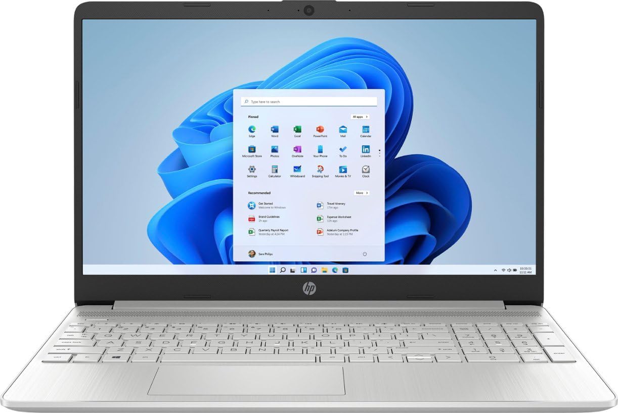 HP 15s-fq0007nia – Laptop 15,6″ HD, Intel Celeron, 4GB RAM, 256GB SSD