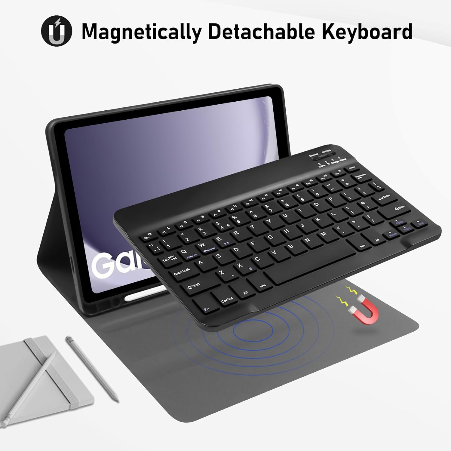 Capa com Teclado para Samsung Galaxy Tab A9 Plus