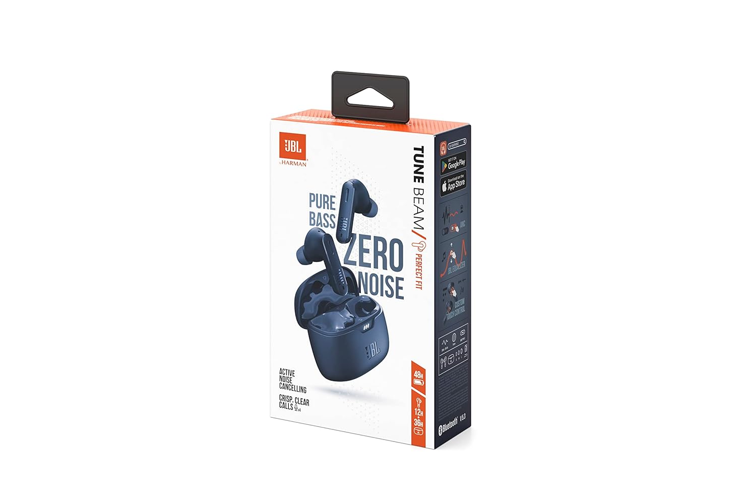 JBL Tune Beam | Fones de Ouvido True Wireless com Cancelamento de Ruído (ANC) e JBL Pure Bass