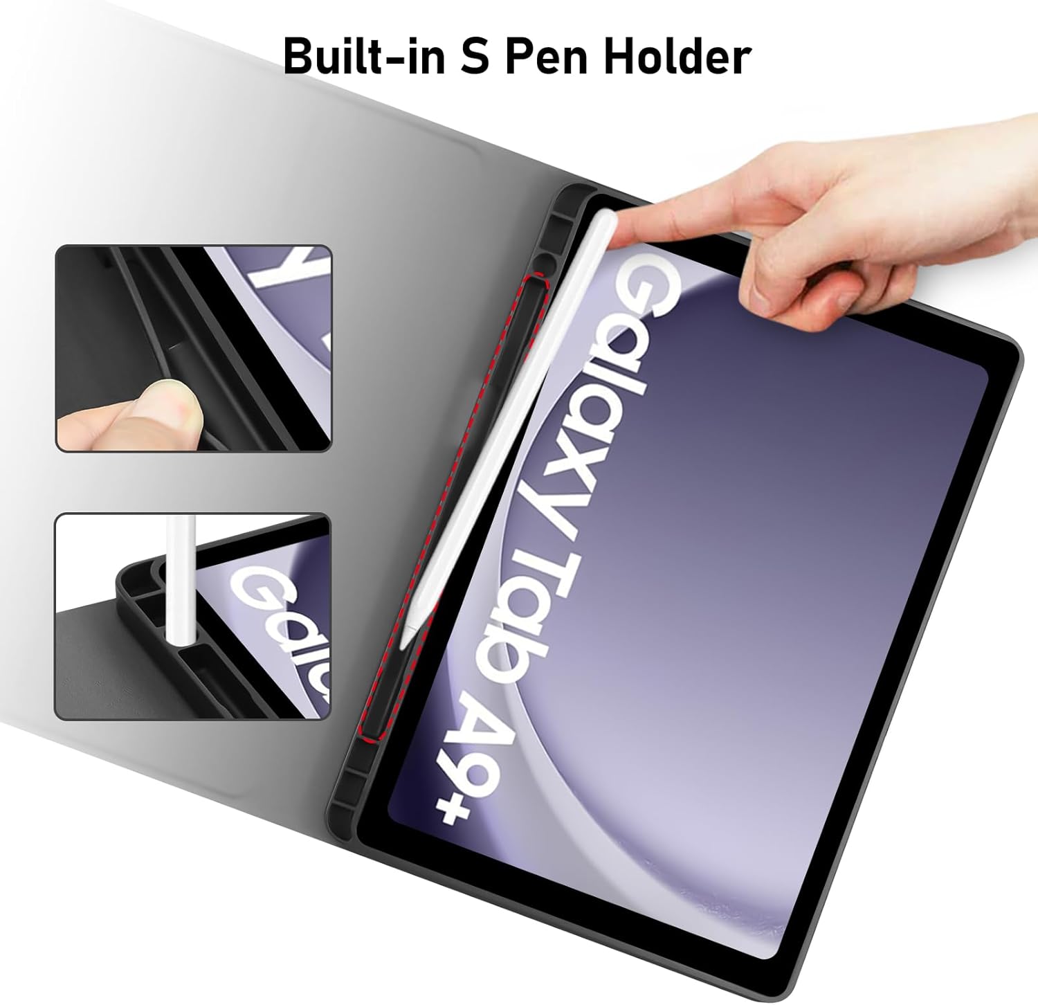 Capa com Teclado para Samsung Galaxy Tab A9 Plus
