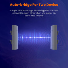 Router Antena Exterior Tenda O3 V2.0 Point-to-Point CPE 5km | Velocidade 150Mbps na Frequência 2,4GHz, Antena Direcional de 12dBi, Proteção IP64 À Prova de Água e Suporte PoE