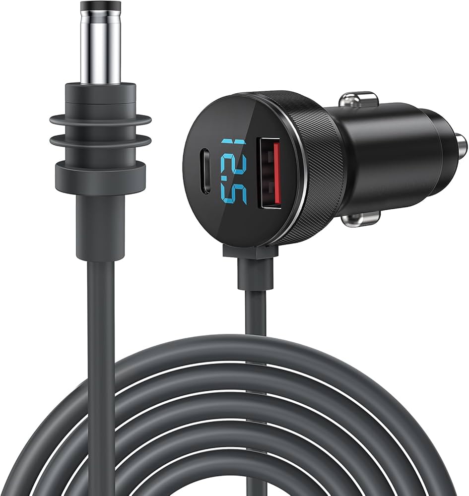 Adaptador de Carro Starlink Mini DC – 12V/24V para Starlink V4 Mini