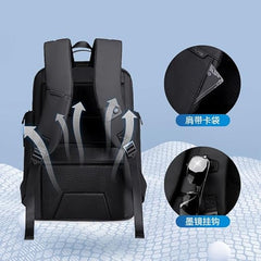 Arctic Hunter New B00554 – Mochila Resistente à Água com Compartimento para Laptop 15,6” Cor: Cinza (GREY) / Preto (BLACK)