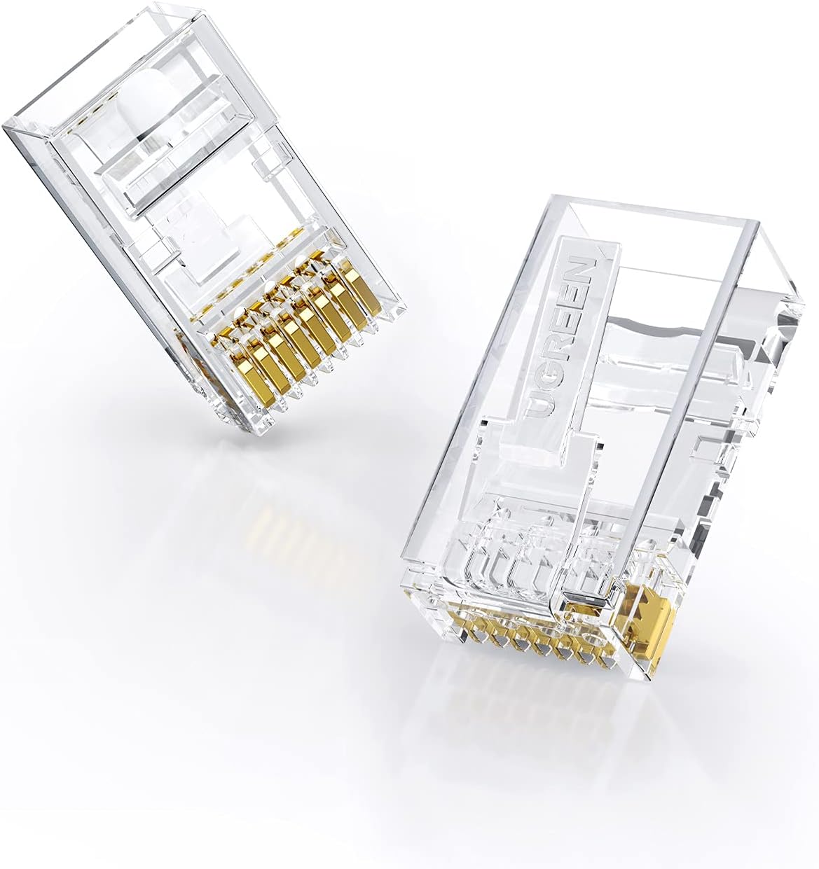 UGREEN Conector RJ45 Cat6 – Pacote com 100 Unidades (Modelo 60558)