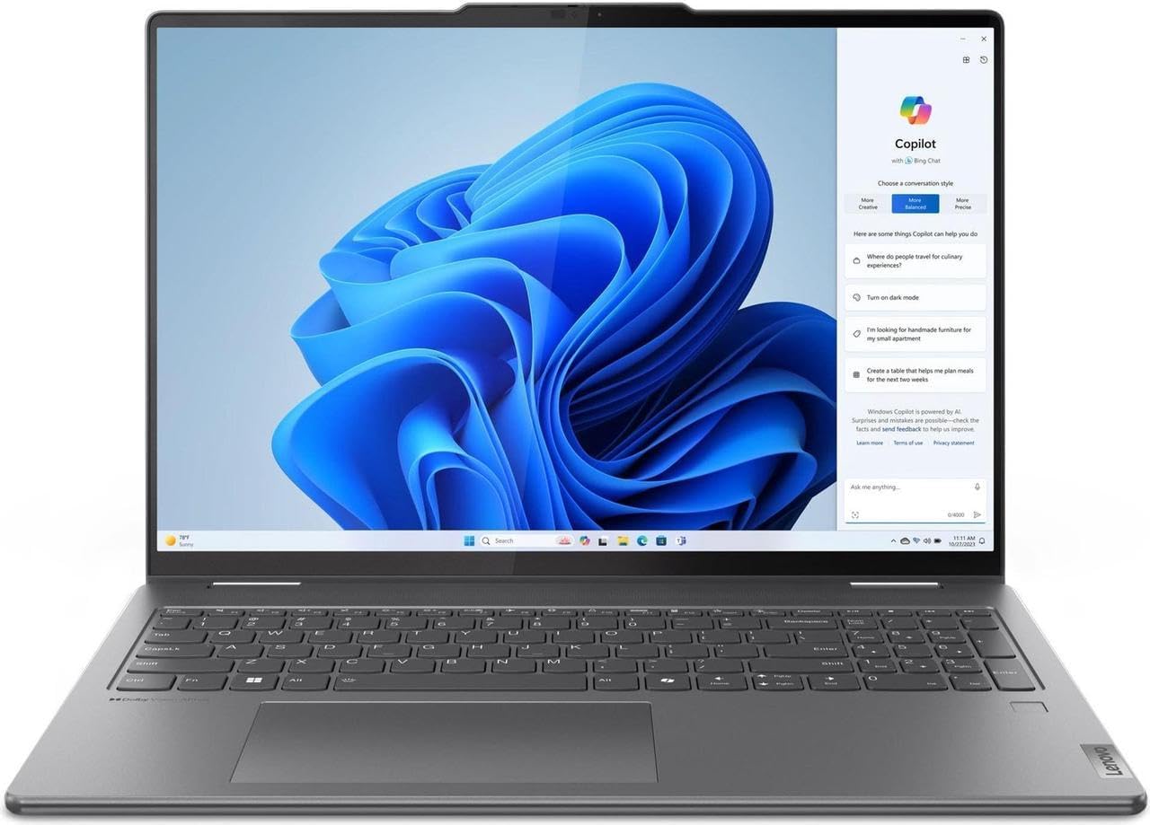 Lenovo Yoga 7 2-in-1 16IML9 | Intel Core Ultra 7 155U | 16GB RAM | 1TB SSD | Tela 16" Touchscreen WUXGA