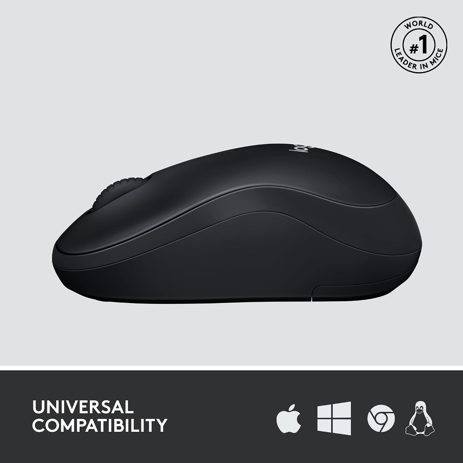 Rato Sem Fio Logitech M220 Silent Preto com Redução de Ruído de 90% Receptor Nano USB 1000 DPI
