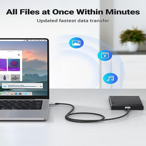 Cabo Ugreen USB Tipo C - micro USB Tipo B
