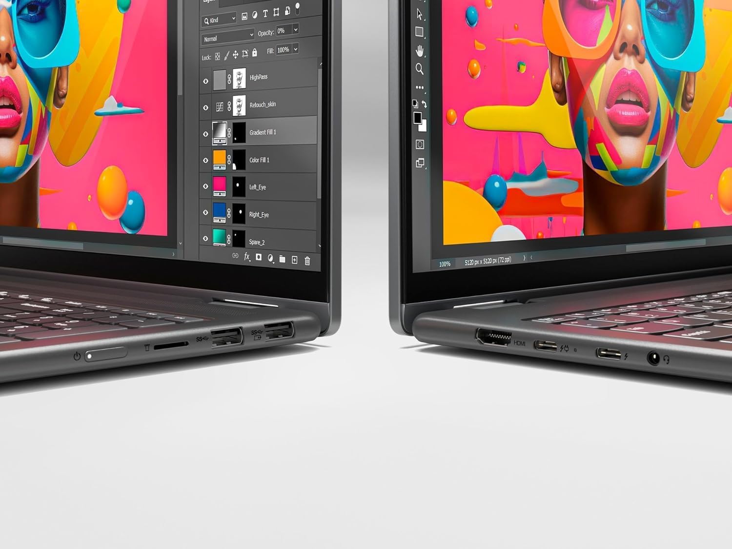 Portátil Conversível Lenovo Yoga 7i 2-em-1 16" FHD (Intel Core Ultra 7 / 16GB / 1TB SSD / Touch)