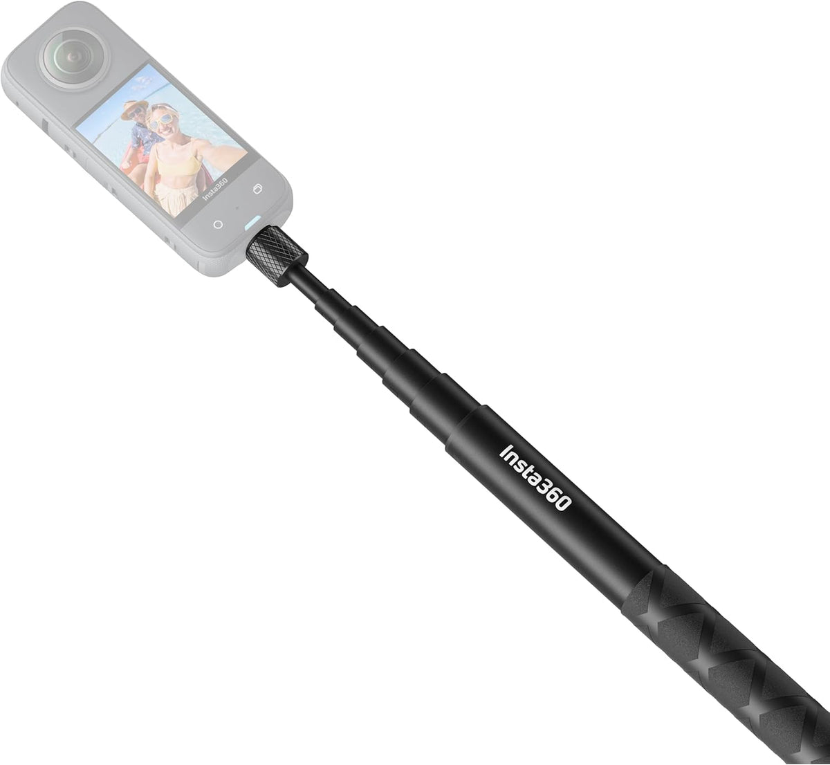 INSTA360 INVISIBLE SELFIE STICK DE 114CM Destaques: Efeito Invisível Automático | Liga de Alumínio de Alta Resistência | Extensão até 1.14 Metros