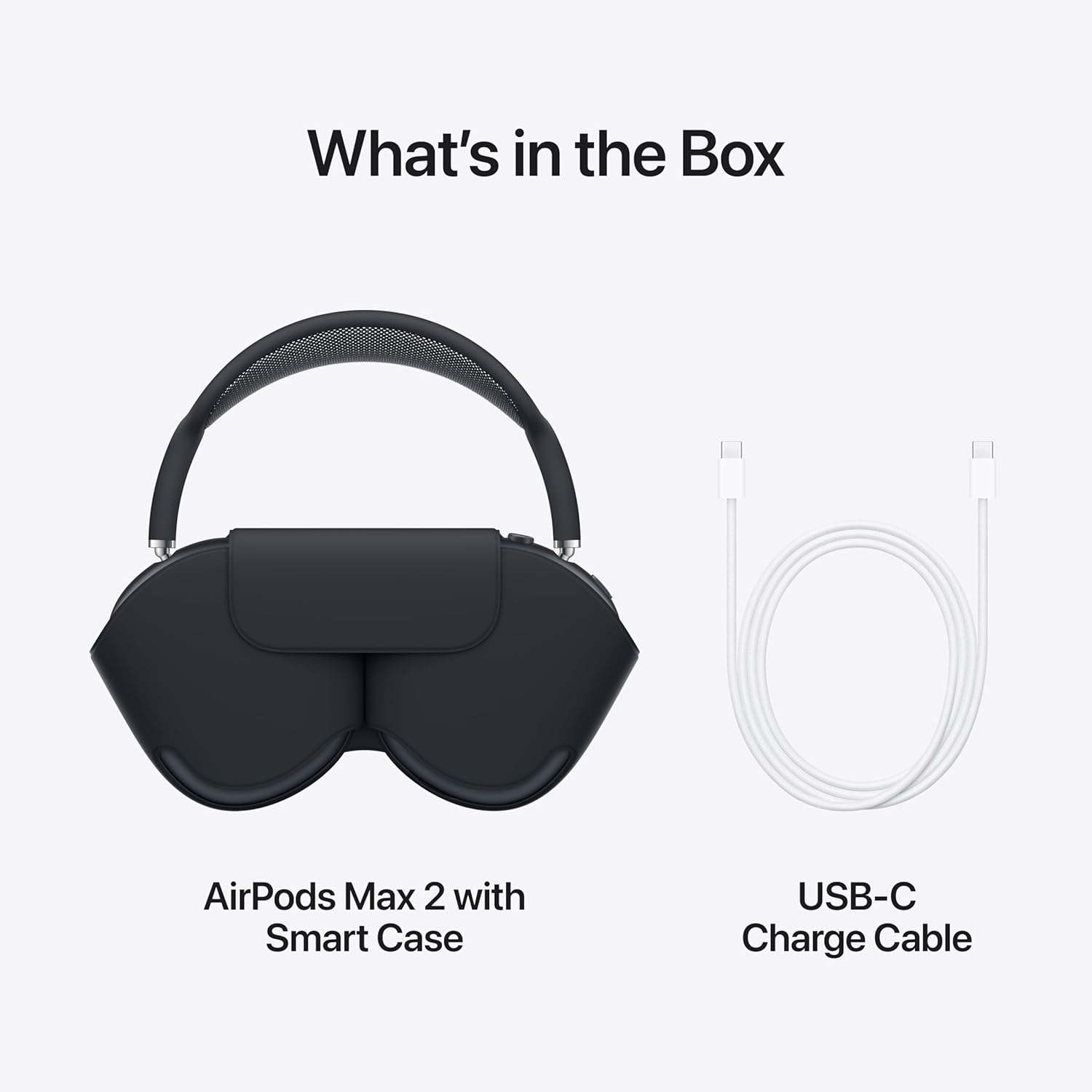 Auscultadores Sem Fios Premium Apple AirPods Max 2 | Cancelamento de Ruído Ativo Pro, Áudio Adaptável, Som Espacial Personalizado com Rastreio de Cabeça e Tradução ao Vivo