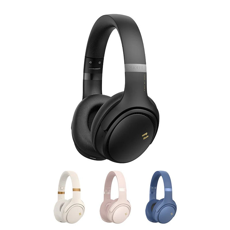 Fones de Ouvido Bluetooth Dobráveis On-ear HAVIT H630BT Pro ANC