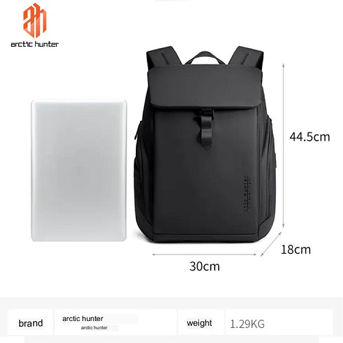 Arctic Hunter B00558 Waterproof Anti-Theft Backpack – Grey | Black
