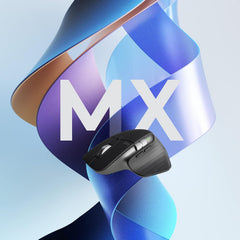 Rato Ergonómico Sem Fio Logitech MX Master 3S Preto Sensor 8000 DPI Vidro Quiet Clicks Rolagem MagSpeed Bluetooth e USB-C
