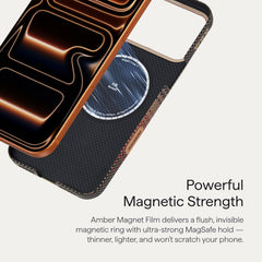 Capa Ultra Premium Pitaka Carbon MagSafe para iPhone 17 Pro Max | Fibra de Aramida Genuína de Grau Aeroespacial, Design Minimalista Ultrafino e Resistência Balística
