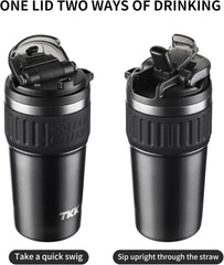 Caneca Térmica TKK-2023 | 500ml com Revestimento Interno Cerâmico e Isolamento a Vácuo