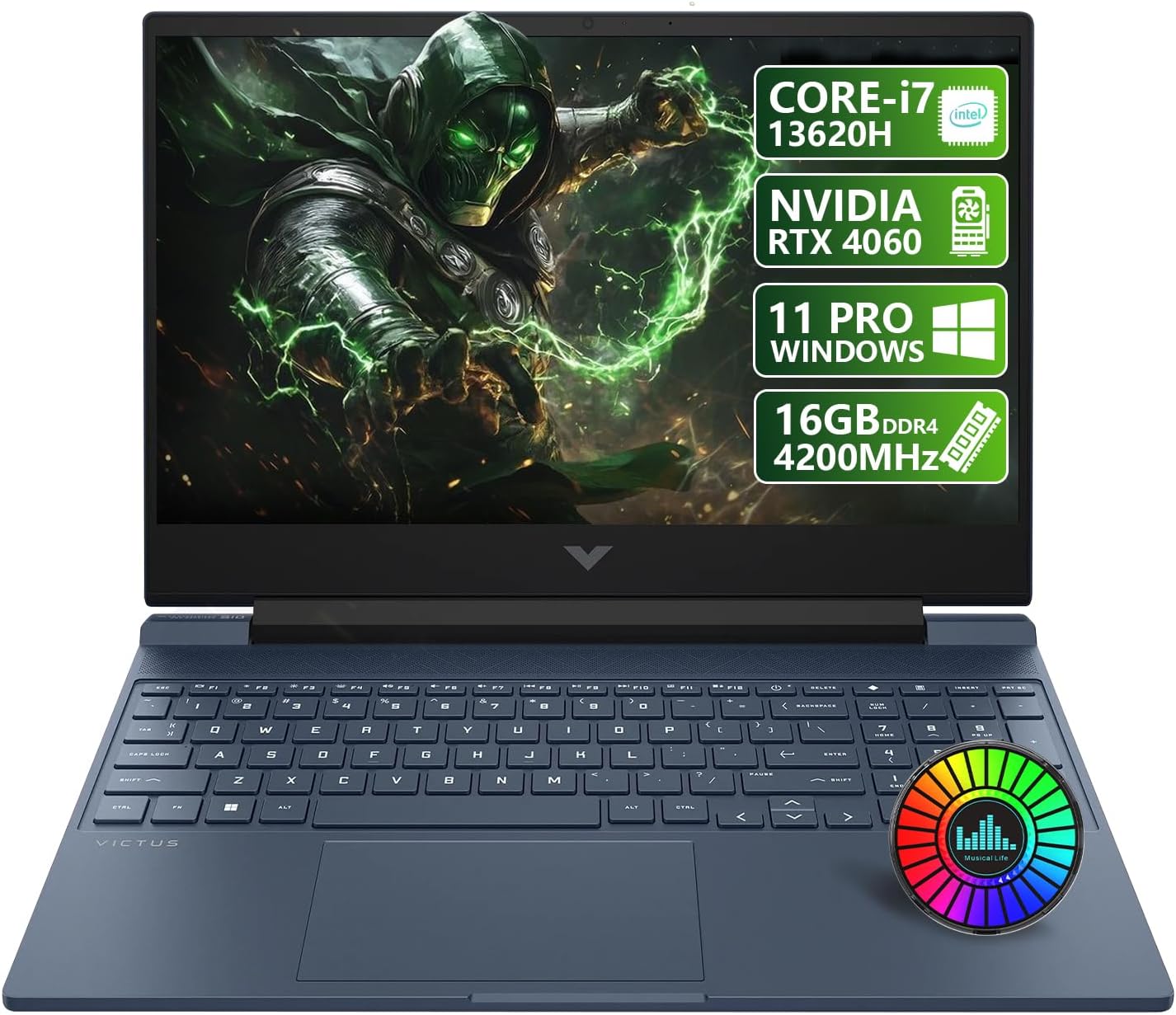 HP Victus 15-fa1657nr Gaming Laptop | Intel Core i7-13620H | 32GB RAM | 1TB SSD | 15.6”