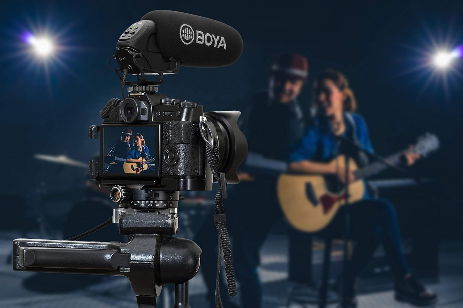 Microfone Shotgun Supercardioide BOYA BY-BM3031 para Câmeras DSLR